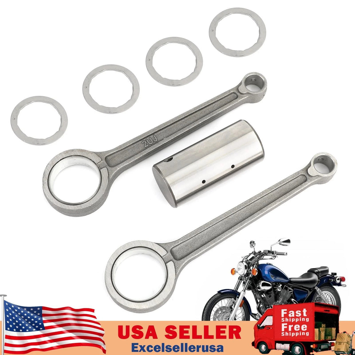Connecting Rod Kit for Yamaha XV240 XV250 XV250S XVS250 SRV250 (M570-A049)