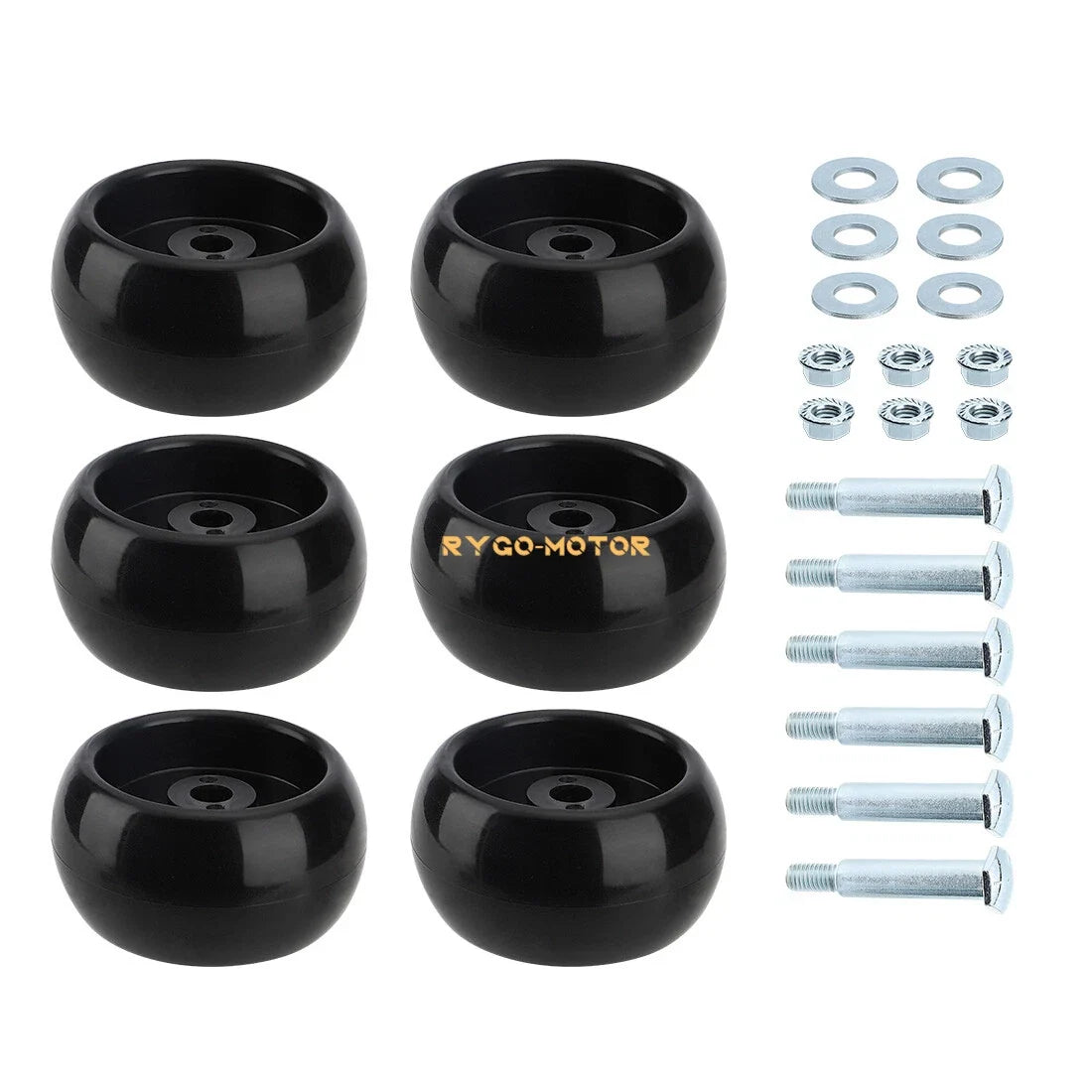 Set of 6 Deck Wheels for Ferris Simplicity Snapper (1714760, 210-043, 12060)