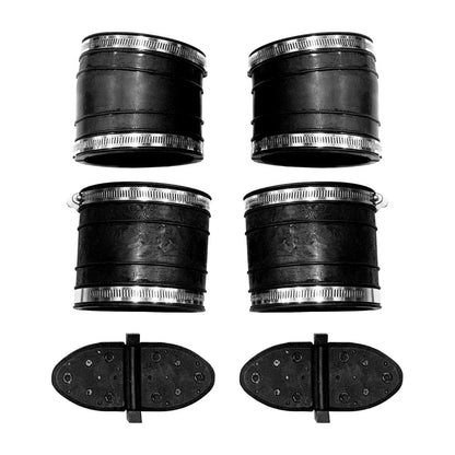 Upper and Lower Exhaust Hose Tube Rubber Coupler for Mercruiser 4.3 5.0 5.7L