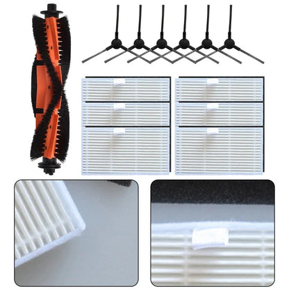 Main Brush, Side Brush, and Filter Kit for Uninell UR3 (2019–2023)