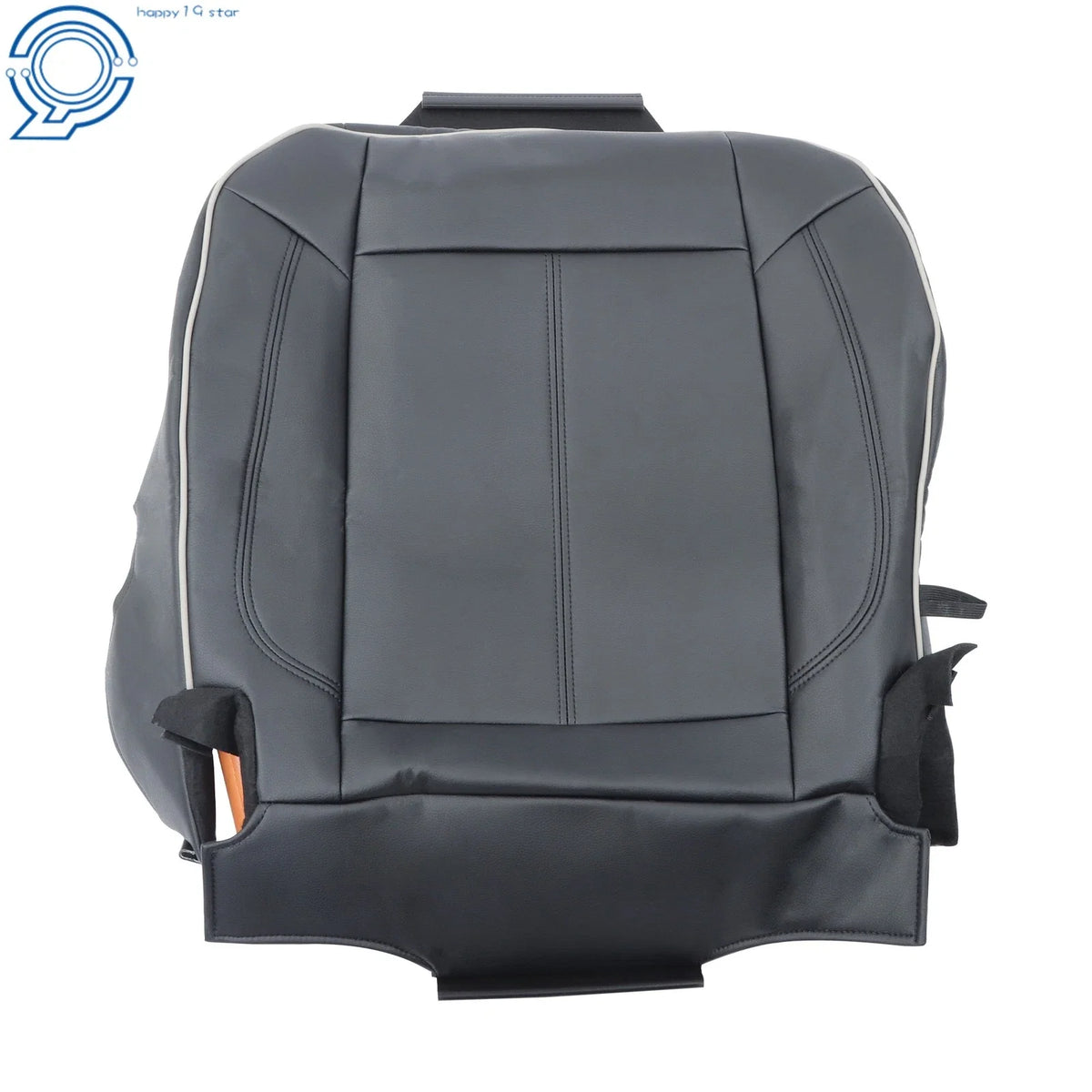 Driver Bottom Cushion Cover for Hummer H3 (2006–2010) Black Leather