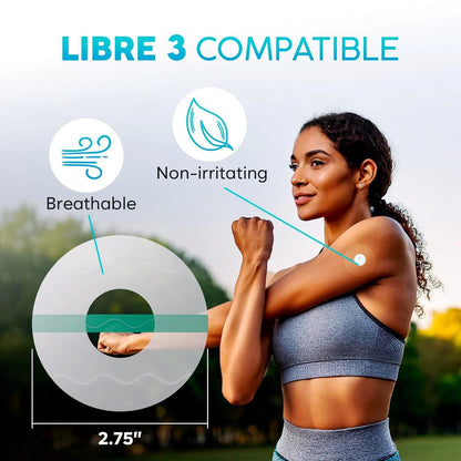 50PCS Waterproof Sensor Covers for Freestyle Libre 3