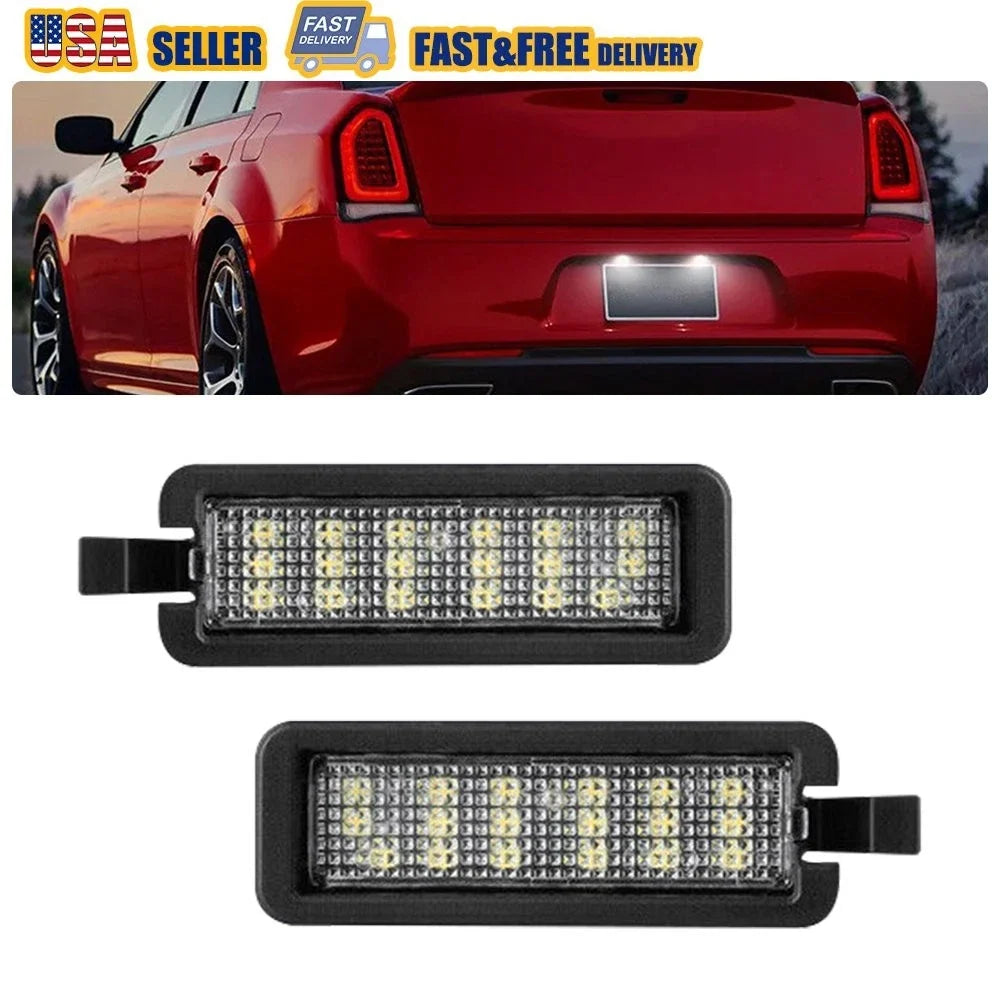 LED License Plate Light Lamps for Chrysler 300 Pacifica (2015–2023)