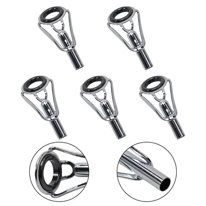 Set of 5 Fishing Repair Tool Guide Rings Stainless Steel Ceramic