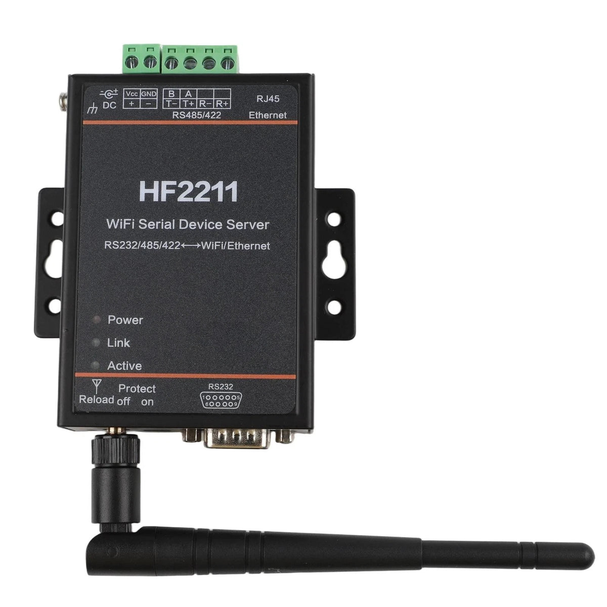 Industrial Serial Converter for RS232 RS485 RS422 (WiFi Ethernet)