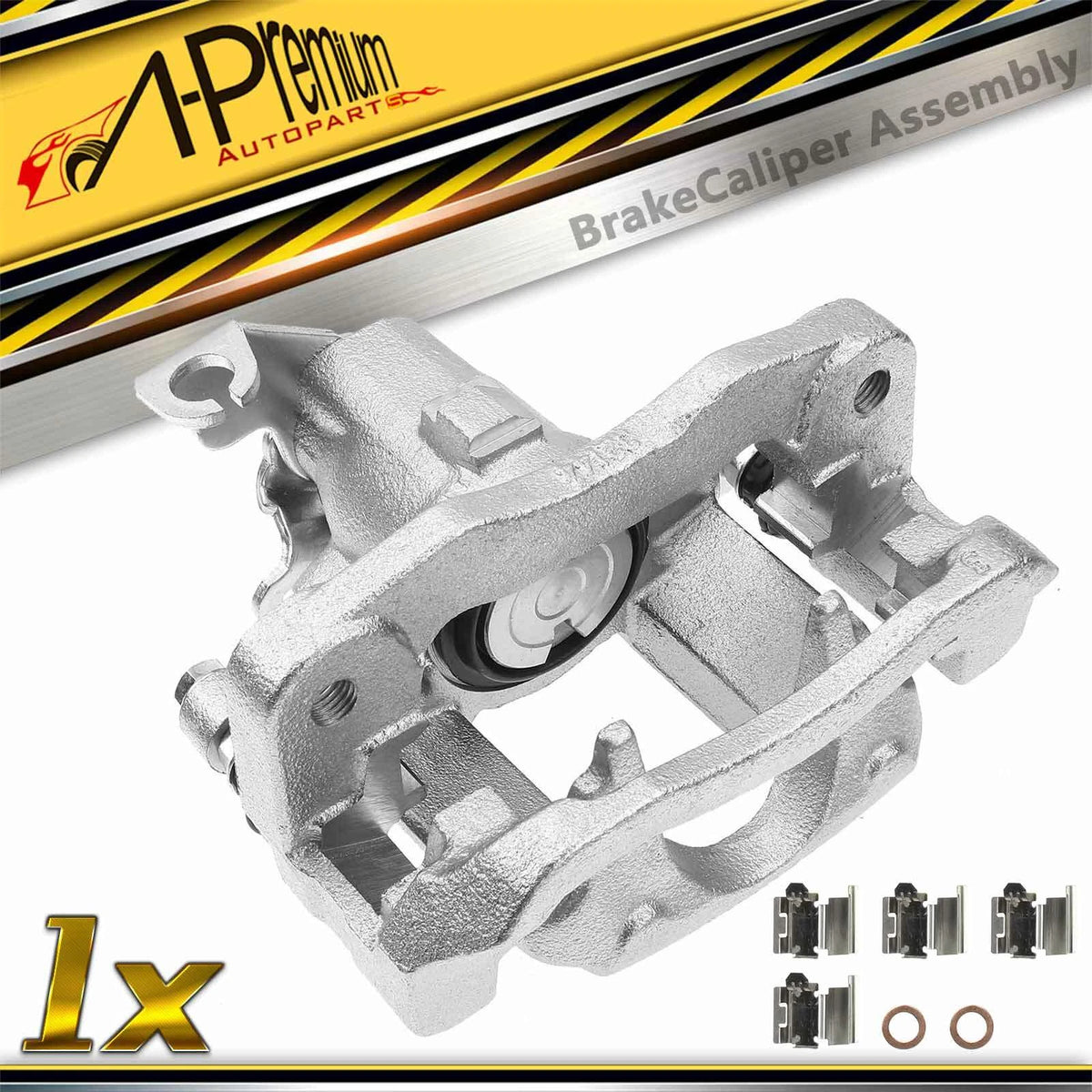 A-Premium Rear Right Brake Caliper w/ Bracket for Volkswagen Routan (2013–2014) 68029848AD, 18-B5488