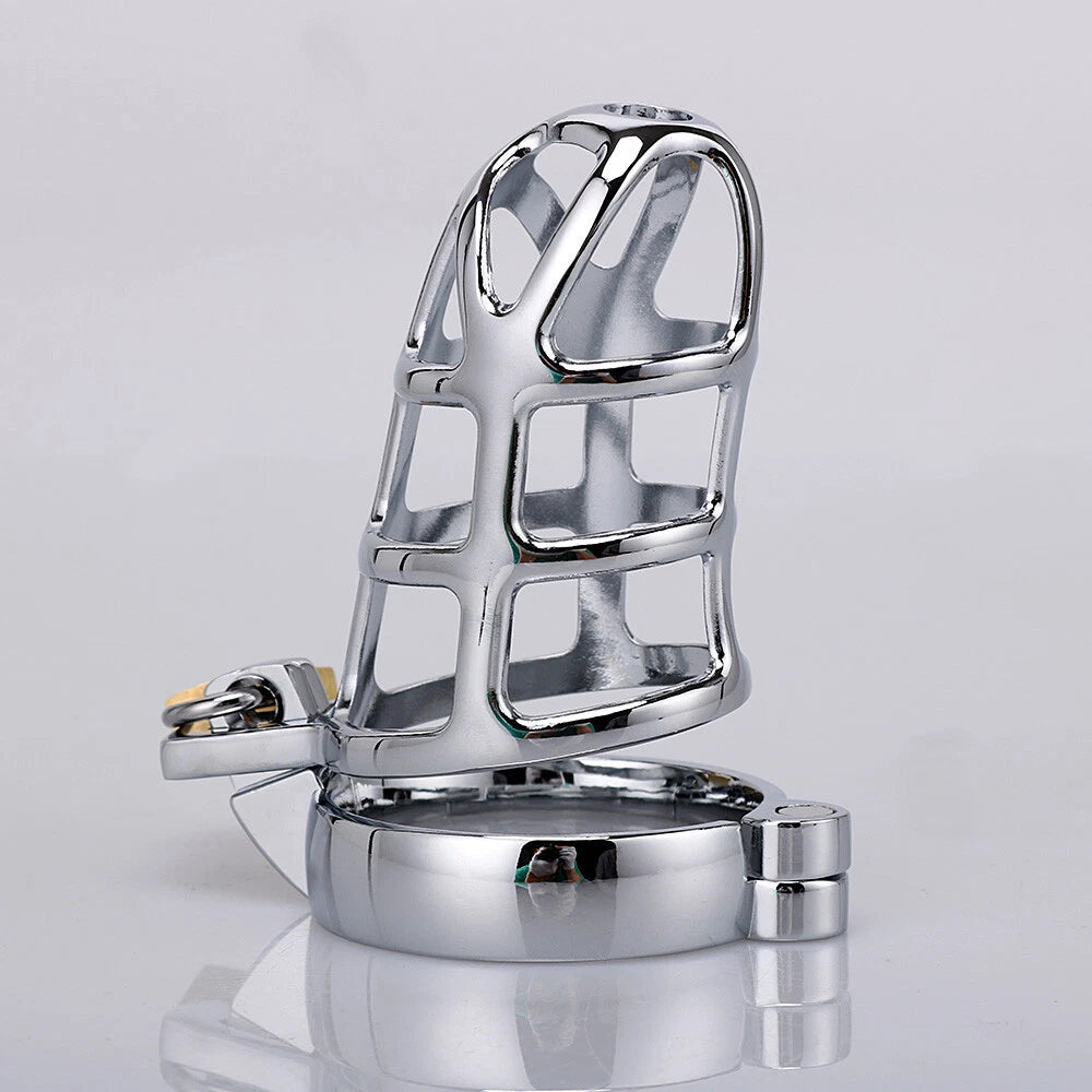 Stainless Steel Male Chastity Belt for Universal Fit (No Specific Years)