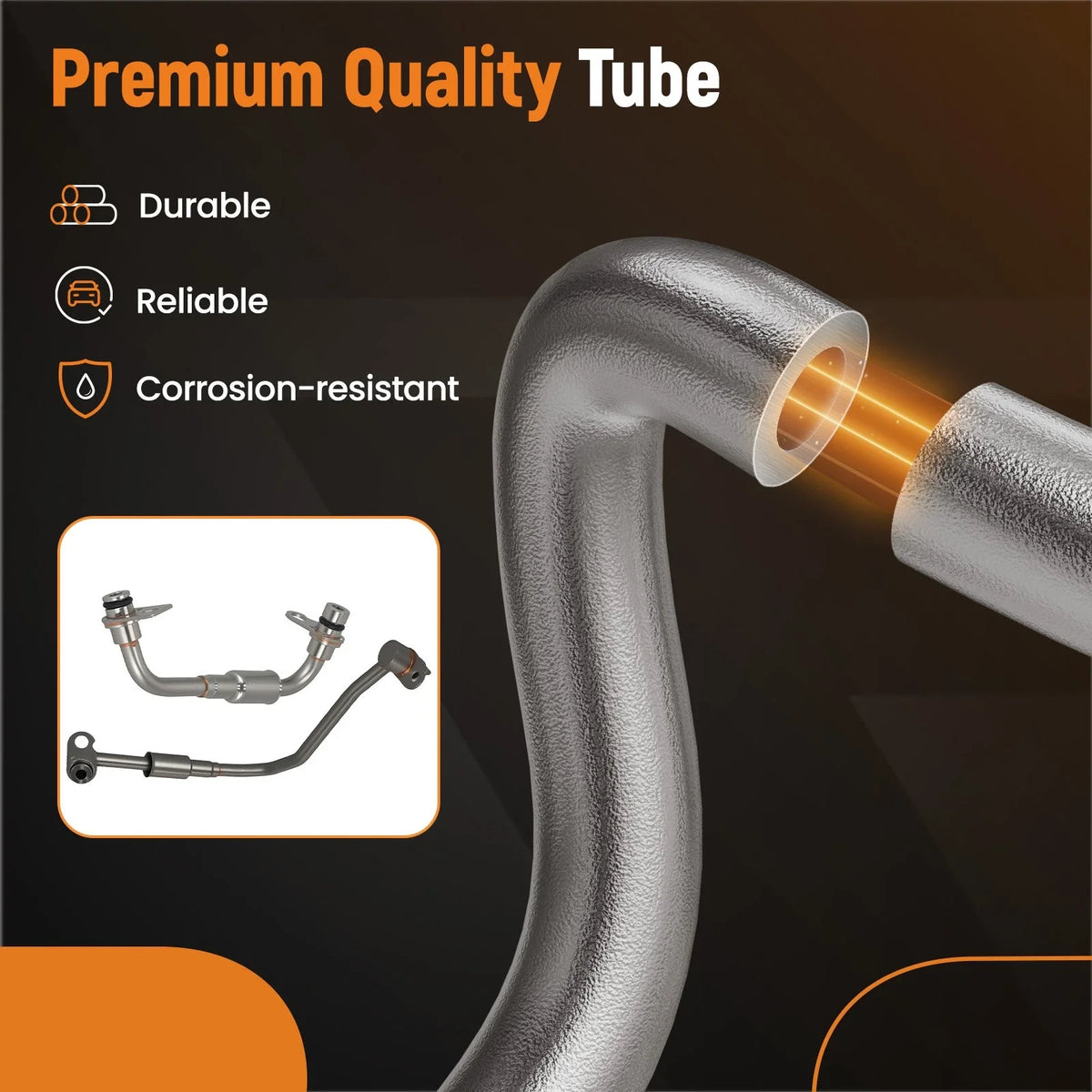 LH Coolant Line Hose Kit for Ford F-150 V6 3.5L (2017–2020) Turbocharger