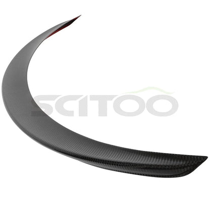 Rear Trunk Lid Spoiler for Mercedes-Benz W205 Sedan (2015–2020) Carbon Fiber