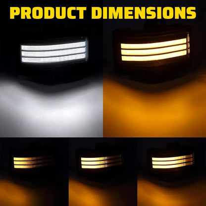Dynamic Mirror Turn Signal Light for Ford F150 F250 F350 (2015–2023)