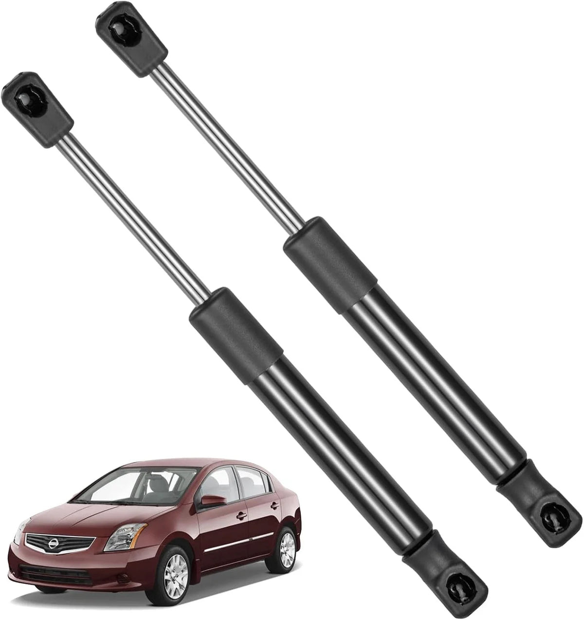 2 Lift Supports for Nissan Sentra (2007–2012) Gas Strut Shock Springs
