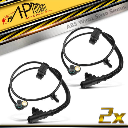 2X Front ABS Wheel Speed Sensors for Dodge Dakota Mitsubishi Raider (5142770AA, ALS259)