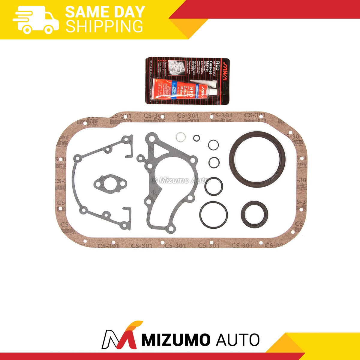 Lower Gasket Set for Dodge Colt, Eagle Talon, Mitsubishi, Plymouth (1990–1994) MA-4216926677, CS9887