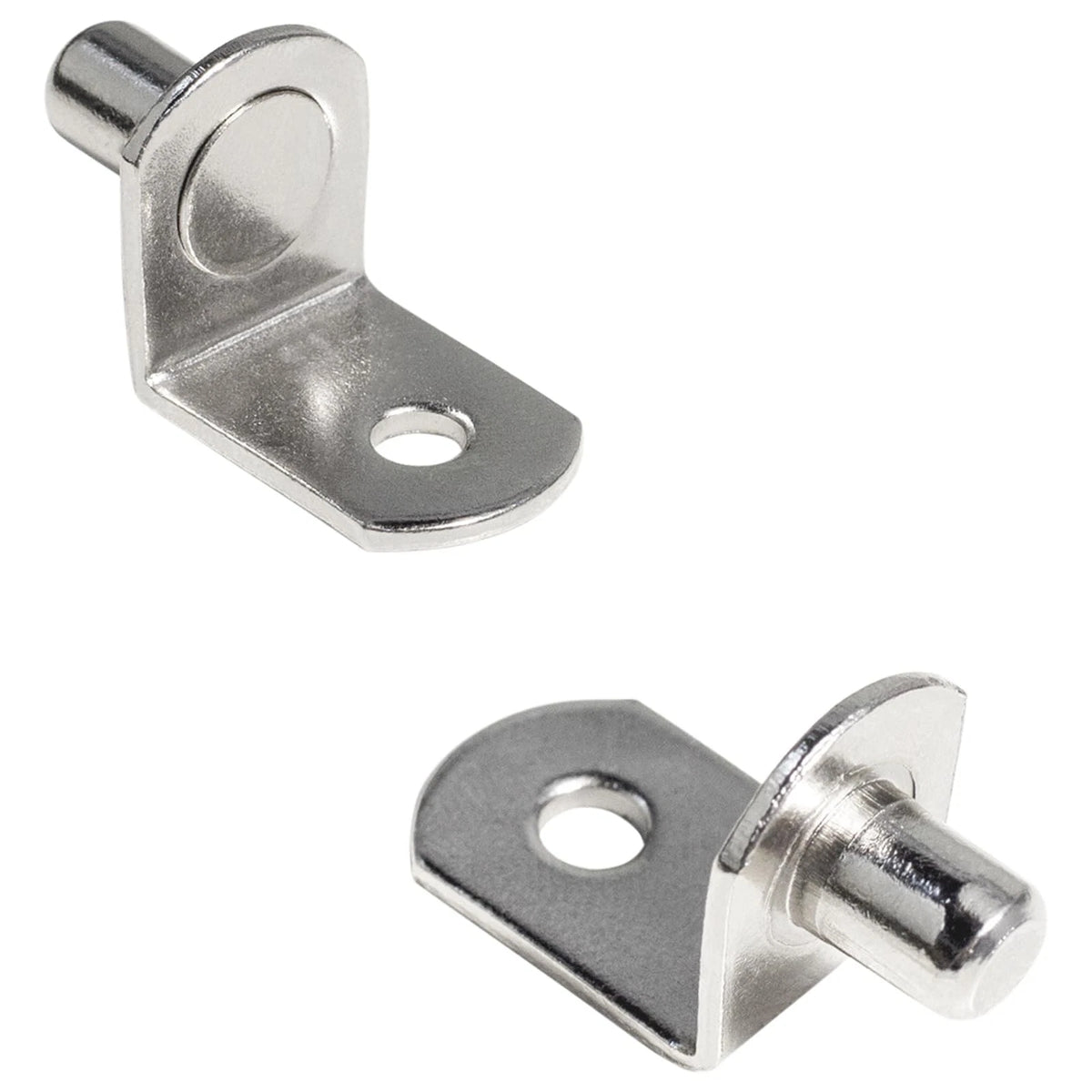 Set of 4 Shelf Pins for Winking Moon (1/4 Inch, Silver)