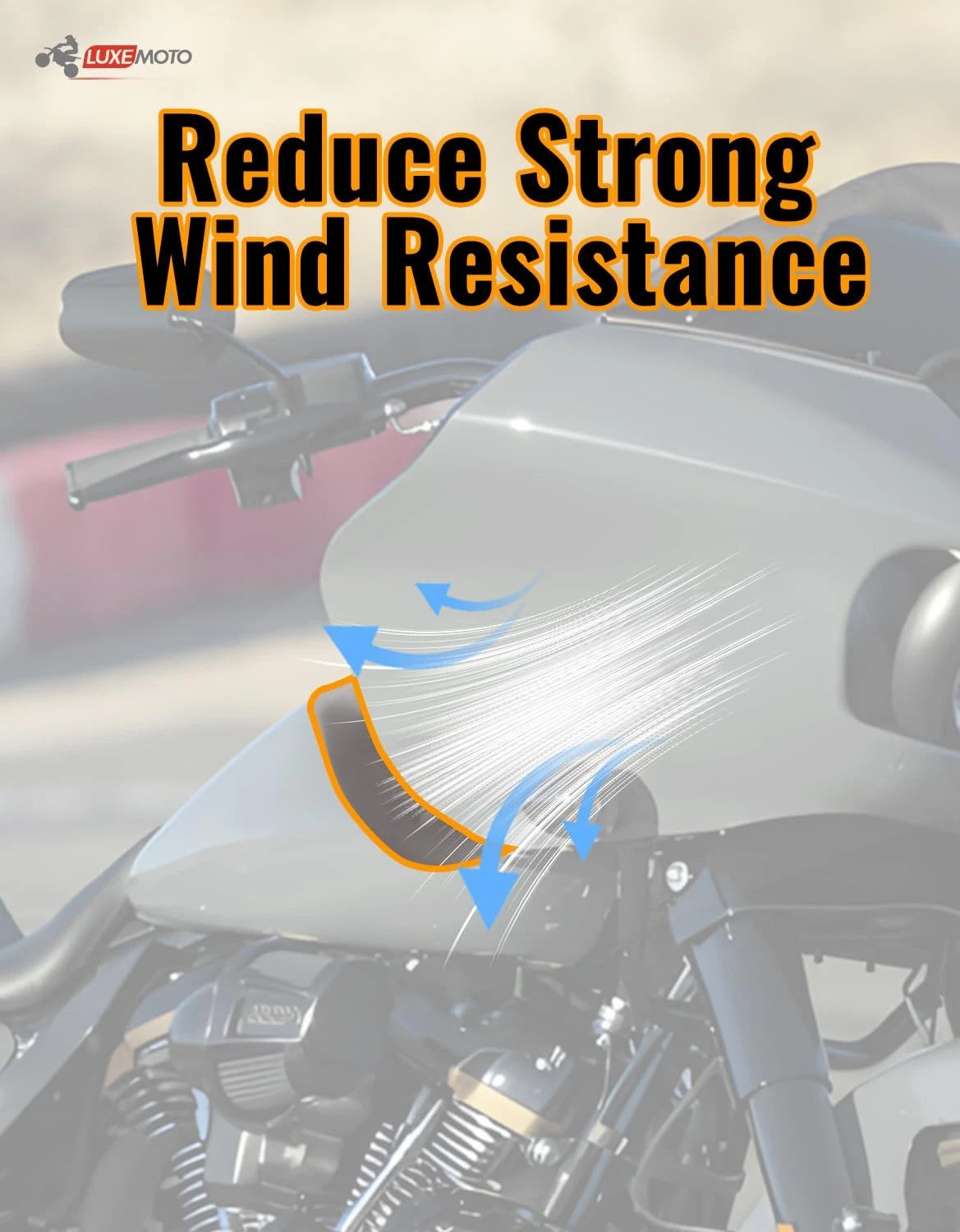 Widen Wind Deflector for Road Glide (2015–2023) - Smoked Black