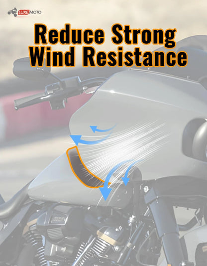 Widen Wind Deflector for Road Glide (2015–2023) - Smoked Black