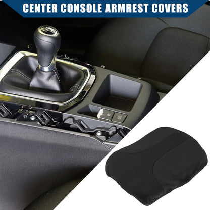 Center Console Armrest Cover for Nissan Rogue (2015–2020) Neoprene Black