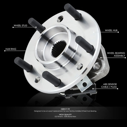 Wheel Bearing & Hub for Isuzu Hombre, Chevy S10, GMC Sonoma (1997–2004)