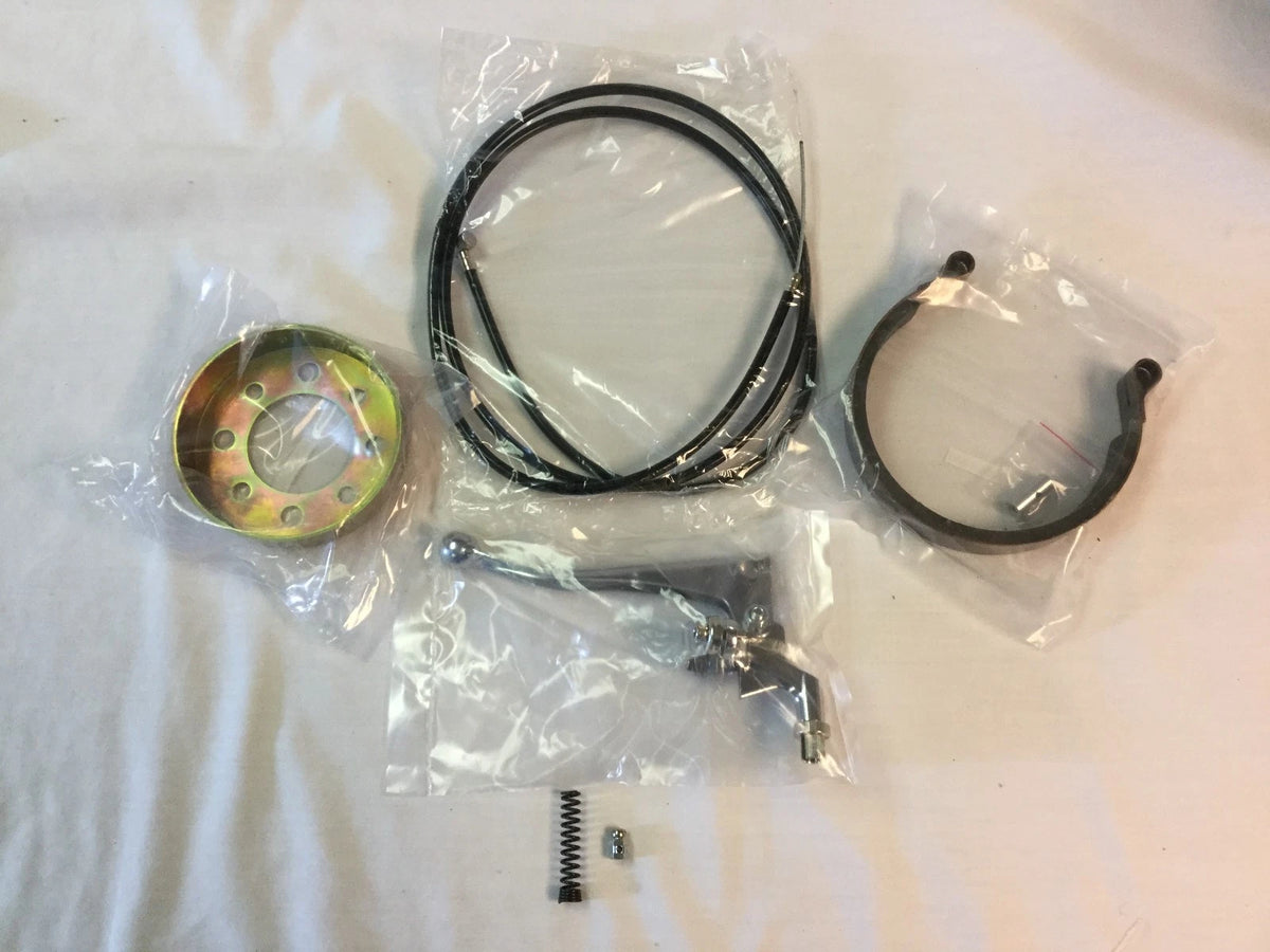 Brake Band Kit for Mini Bike Kart ATV (4" Band Drum & Cable & Lever)