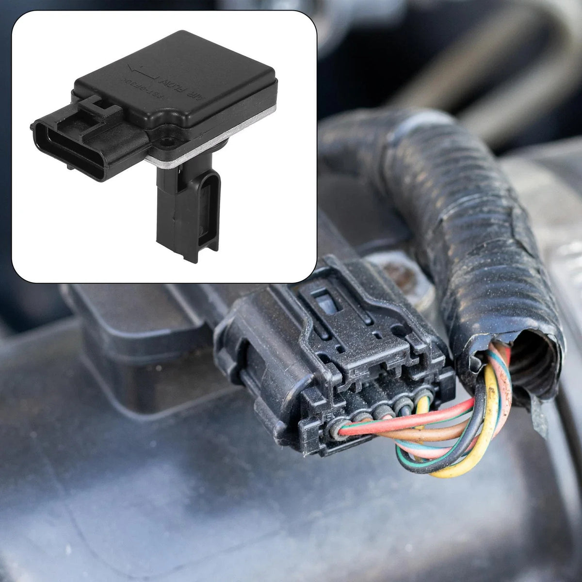 MAF Mass Air Flow Meter Sensor XF2F12B579BA for Ford Windstar (1999–2003)