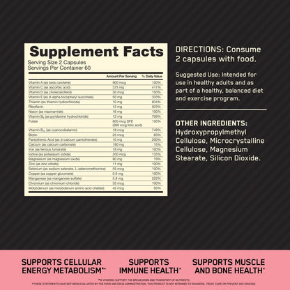Optimum Nutrition Opti-Women Daily 120 Count for Women (Pack of 1)