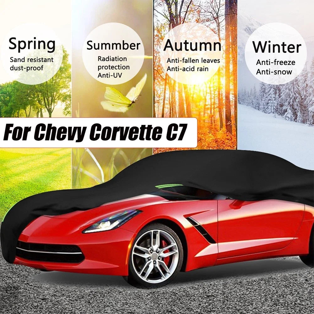 Custom Car Cover for Chevy Corvette C7 (2014–2019) Waterproof All Weather