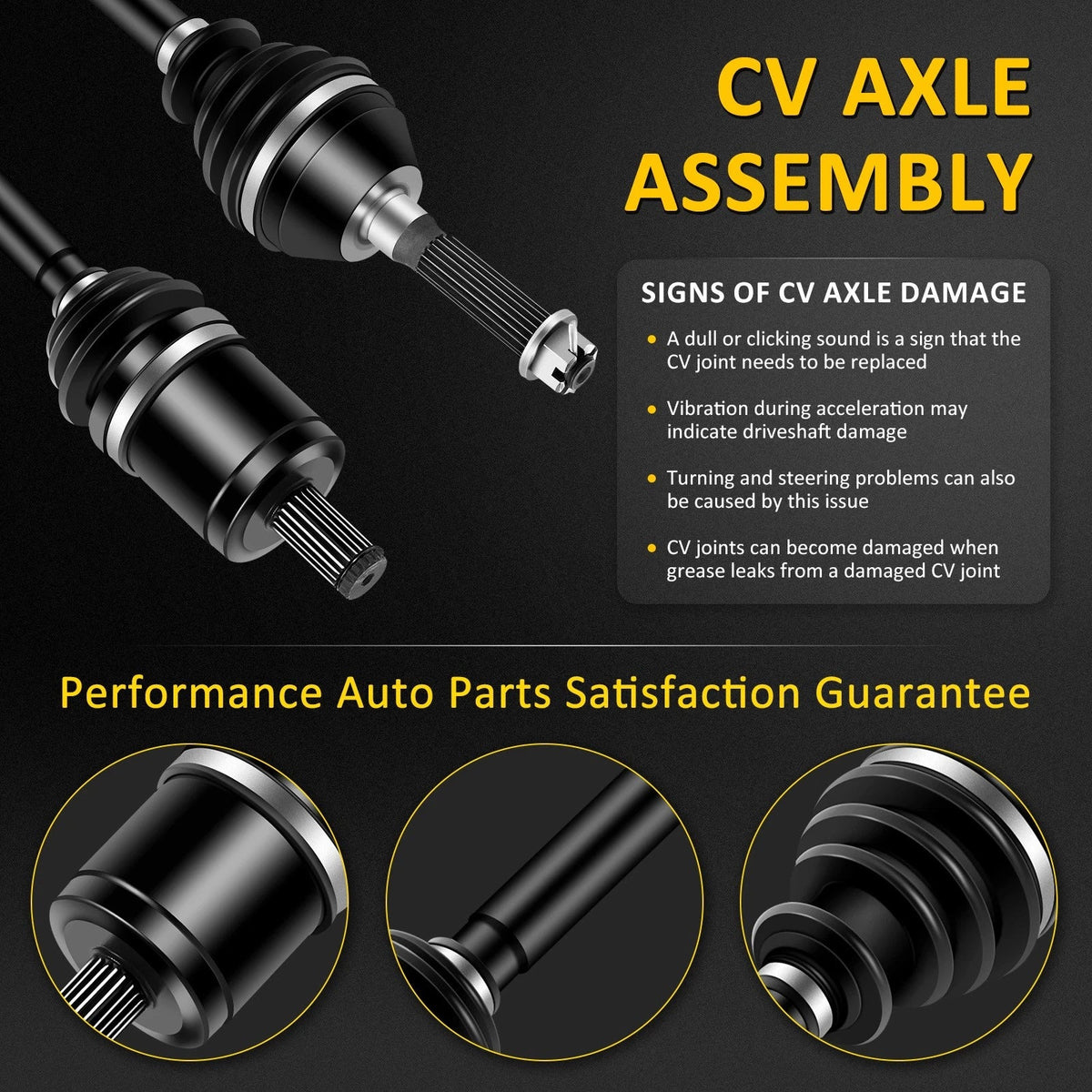CV Joint Axle for Polaris Sportsman 500 600 700 (2005)
