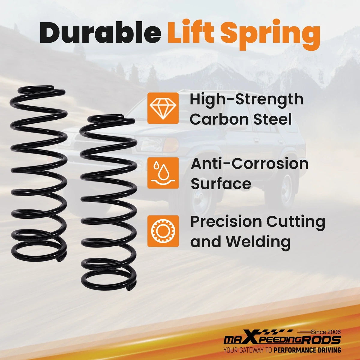 3" Suspension Lift Kit for Toyota 4-Runner (1996–2002)