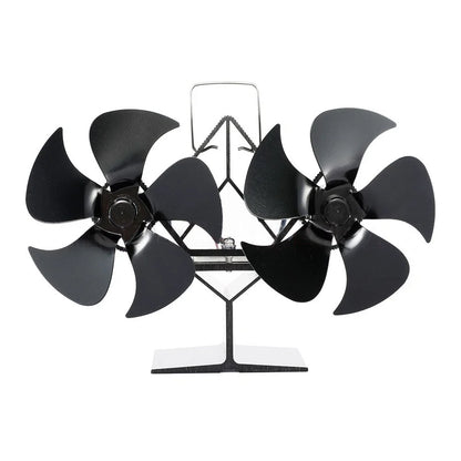 Magnetic Fireplace Fan for Wood Stove (No Electricity Needed)