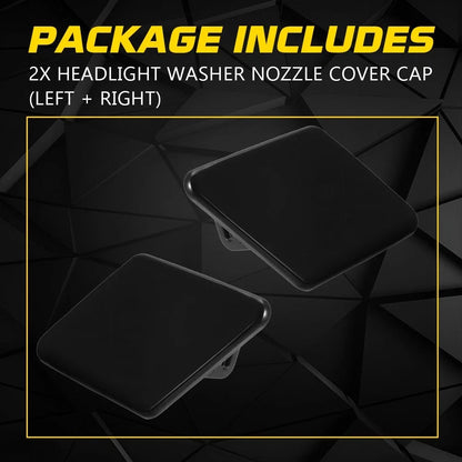 Set of 2 Front Bumper Headlight Washer Cover Caps for BMW 325i 328i 330i 335i (2006–2008)