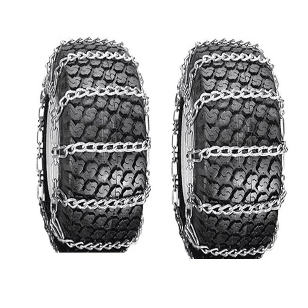 2 Link Tire Chains for John Deere Lawn Mower Tractor (Fits 118 x 8.50)