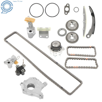 Oil Pump & Timing Chain Kit w/ Water for Nissan Quest Maxima Infiniti FX35 (2004–2010)