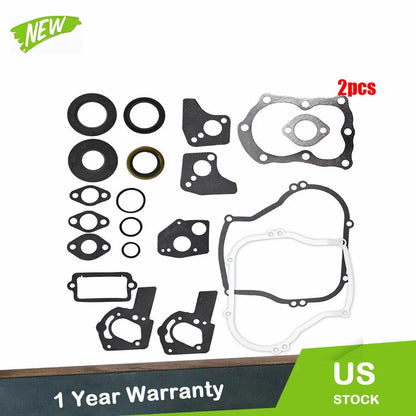 2 Pack Gasket Kit for 4 & 5 HP Horizontal Engines (132400, 133200, 131200, 132200)