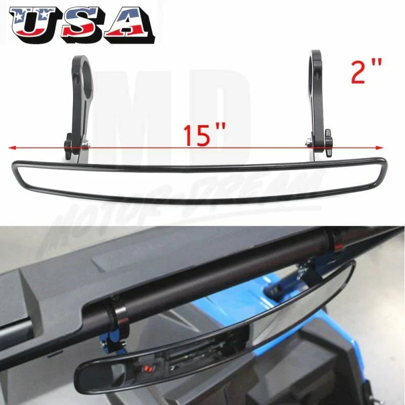 2" UTV Rear View Mirrors for Polaris RZR 800 1000, Can-Am Maverick