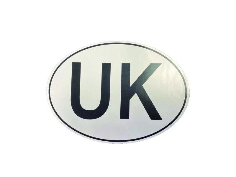 AA Large Oval Self Adhesive Vinyl Sticker for Car Van (AA440)
