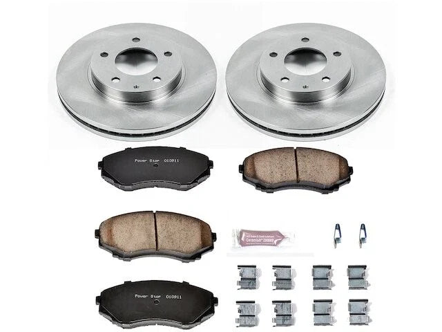 Front Brake Pad and Rotor Kit for Mazda MPV (2000–2006) TF266JR