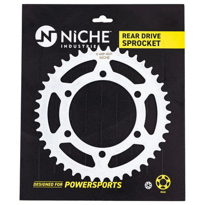 Sprocket Chain Set 16/43 Tooth for Yamaha YFZ-R1 (MK1004683, 4XV-17460-00-00)
