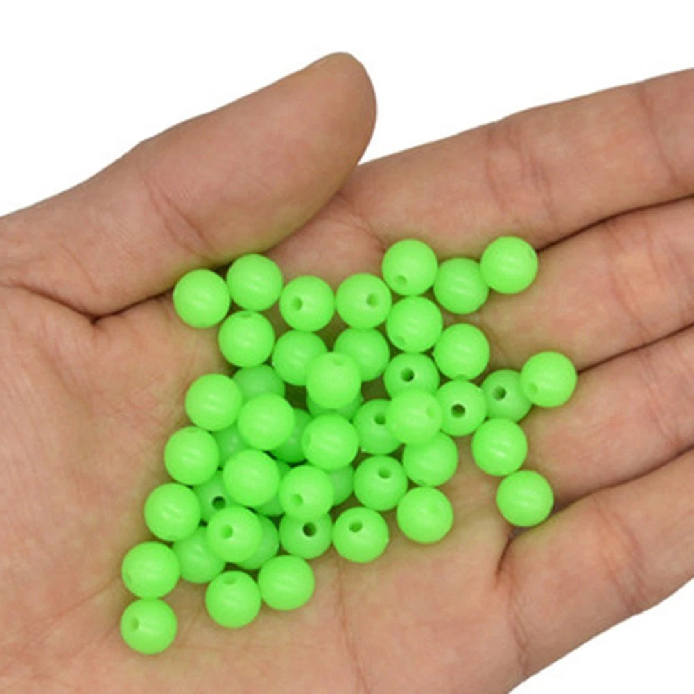 171 Plastic Luminous Beads Glow In The Dark Fishing Lures Tackle