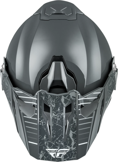 Fly Racing Trekker Full-Face Helmet for Street Riders (2X-Large, Grey)