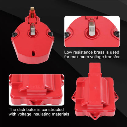 HEI Distributor Cap and Rotor for SBC 283 305 307 327 (1960–1995)
