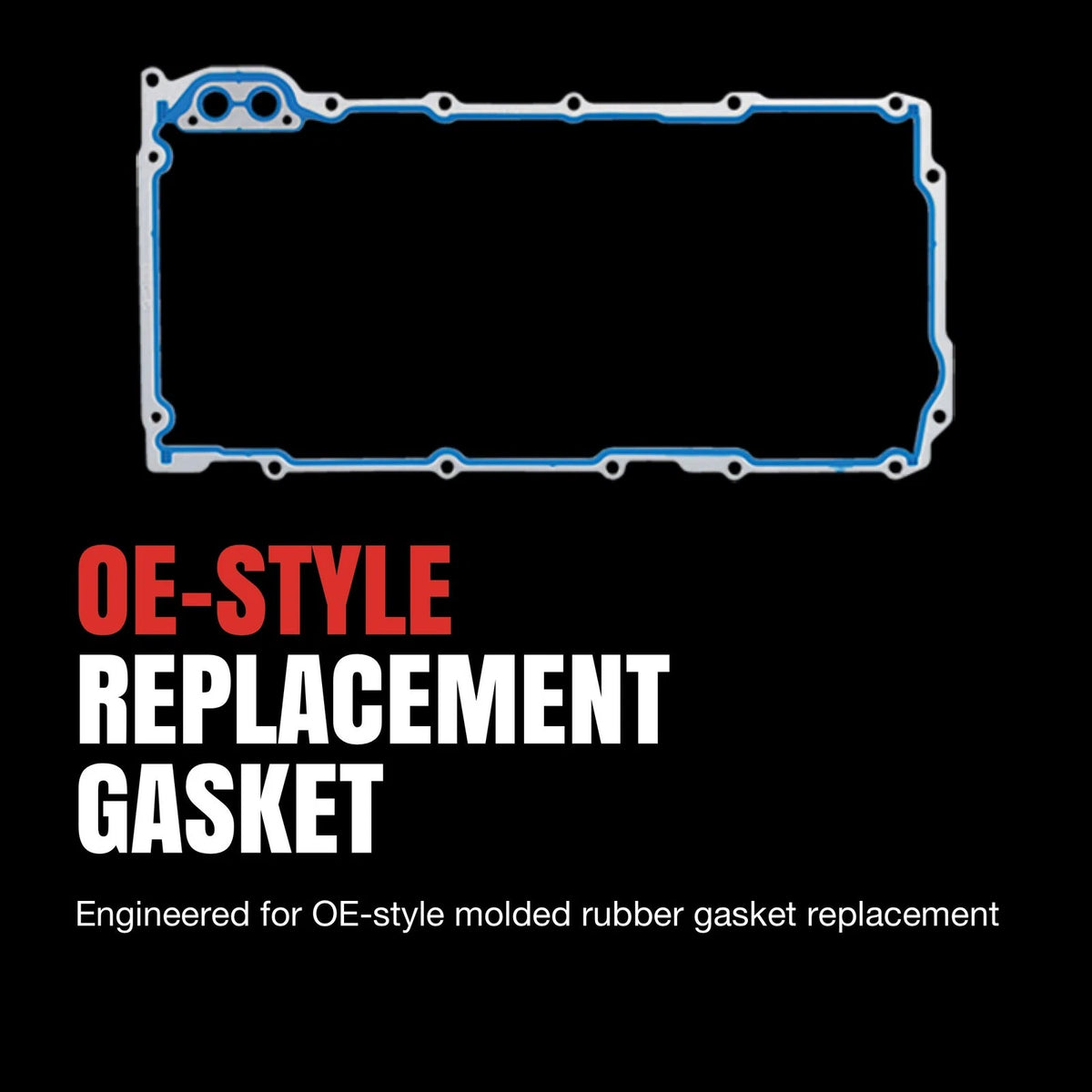 Set of 2 Engine Oil Pan Gaskets for Stock (OS 30693 R)