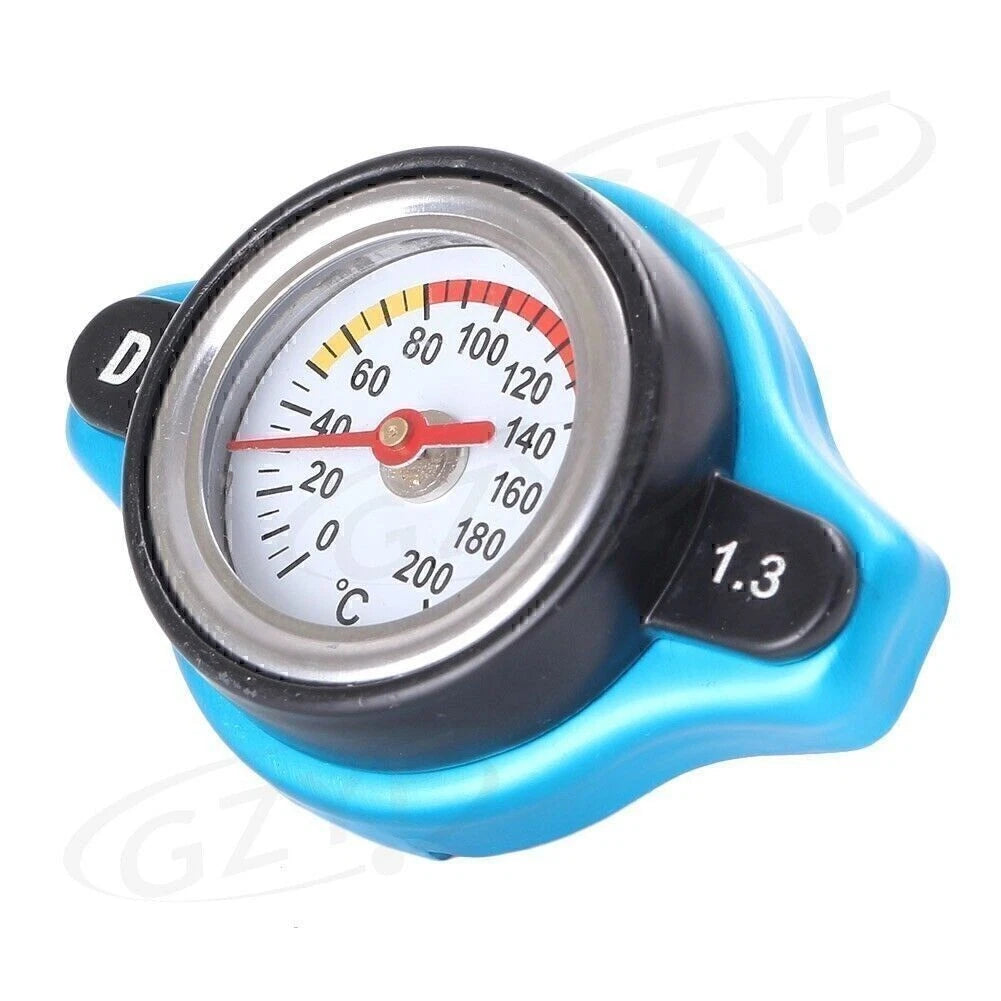 1.3Bar Radiator Cover Cap with Thermometer for Universal Vehicles