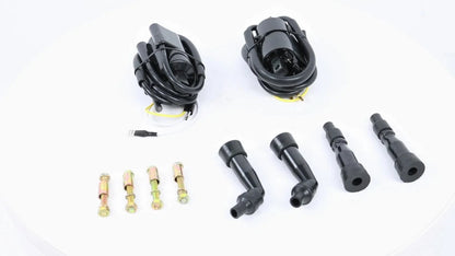 Ignition Coil Spark Plug Caps Set of 4 for Kawasaki KZ, Suzuki GS, Honda CB