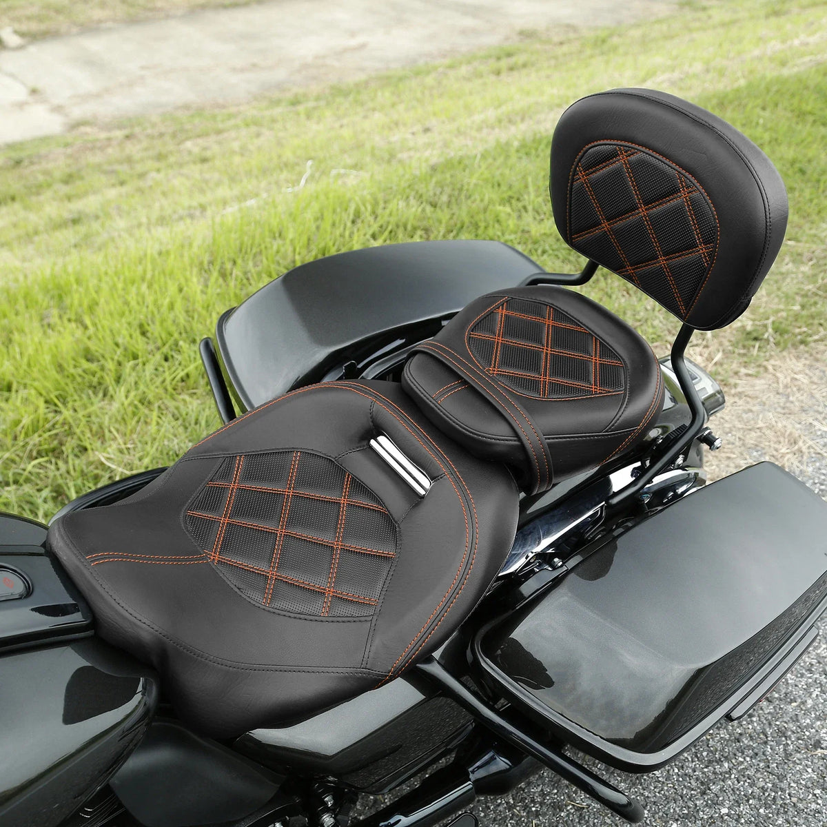 Driver Passenger Seat & Pad for Harley Electra Road Glide King (2009–2023)