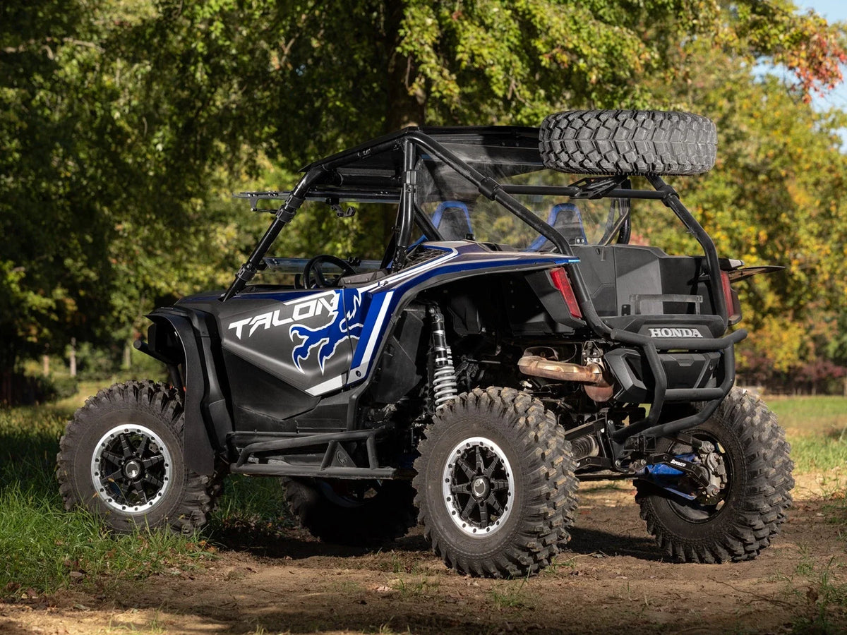 SuperATV Heavy-Duty Spare Tire Carrier for Honda Talon 1000X/1000R (2019–2023)