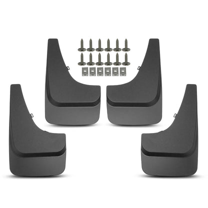Set of 4 Mud Flap Splash Guards for Chevy Trailblazer (2002–2009)