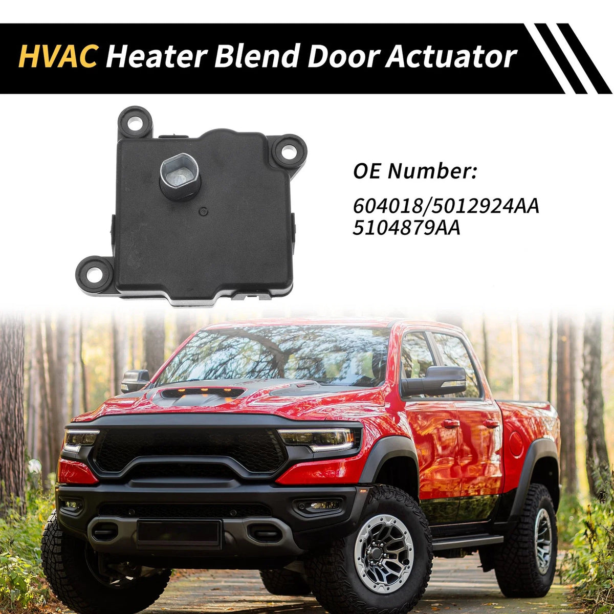 HVAC Air Door Actuator Heater Blend for Dodge Ram 1500 (1999–2001) No.604018