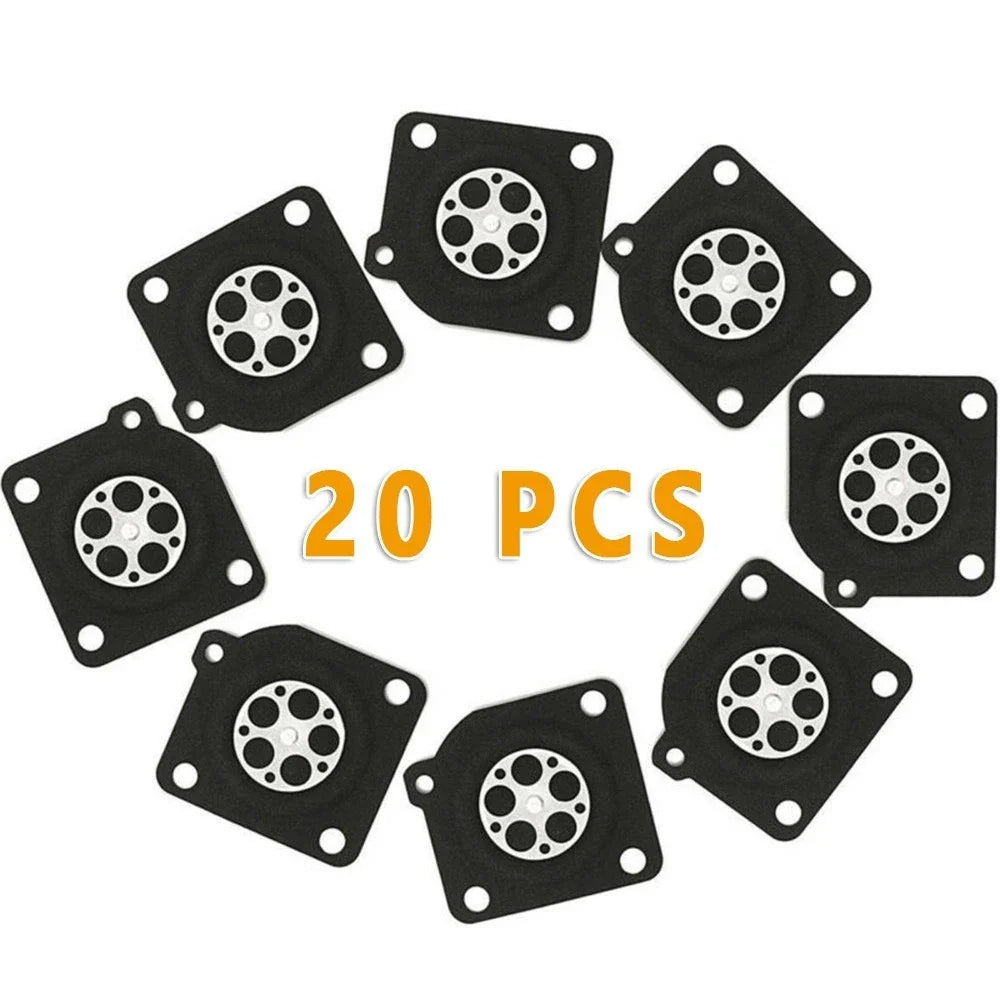 20PCS Metering Diaphragm for Carburetor Repair