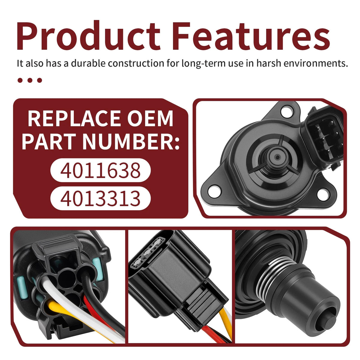 Idle Air Control Valve for Polaris Sportsman XP 850 (2009–2014) 4013313