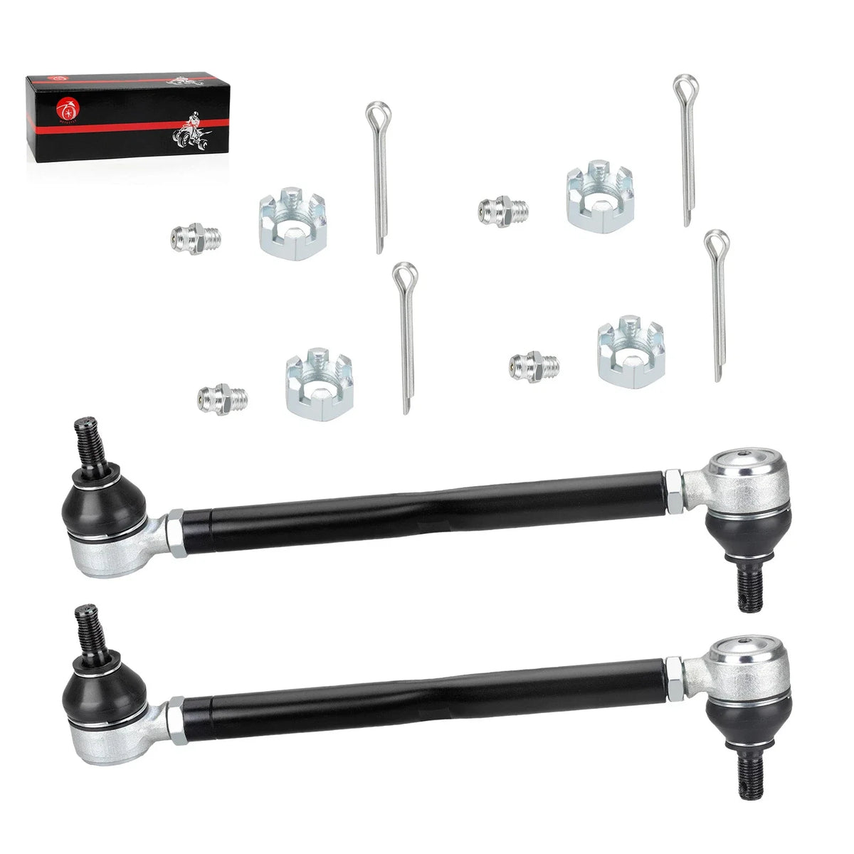 2Pcs Steering Tie Rod Assembly Kit for EZGO Golf Cart (70074-G01)